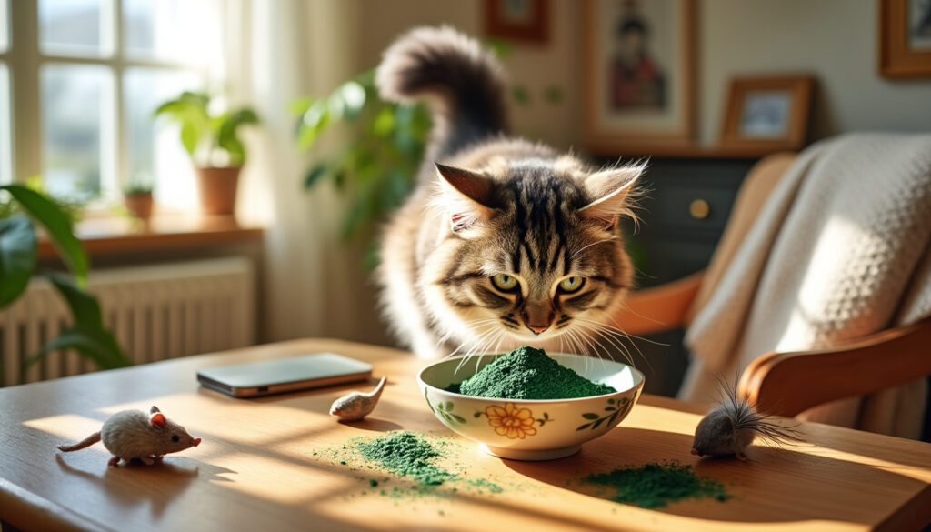 découvrez le dosage idéal de spiruline pour votre chat dans cet article. apprenez quelle quantité donner à votre félin pour améliorer sa santé et son bien-être.