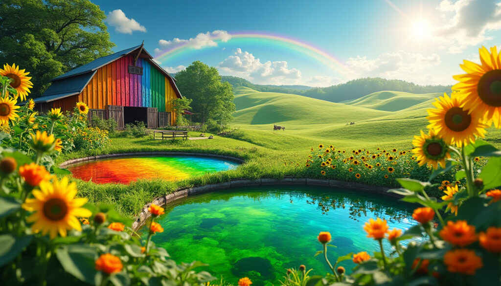 découvrez la ferme arc-en-ciel et sa spiruline artisanale, cultivée avec soin pour vous offrir un super-aliment naturel aux multiples bienfaits pour la santé et le bien-être.